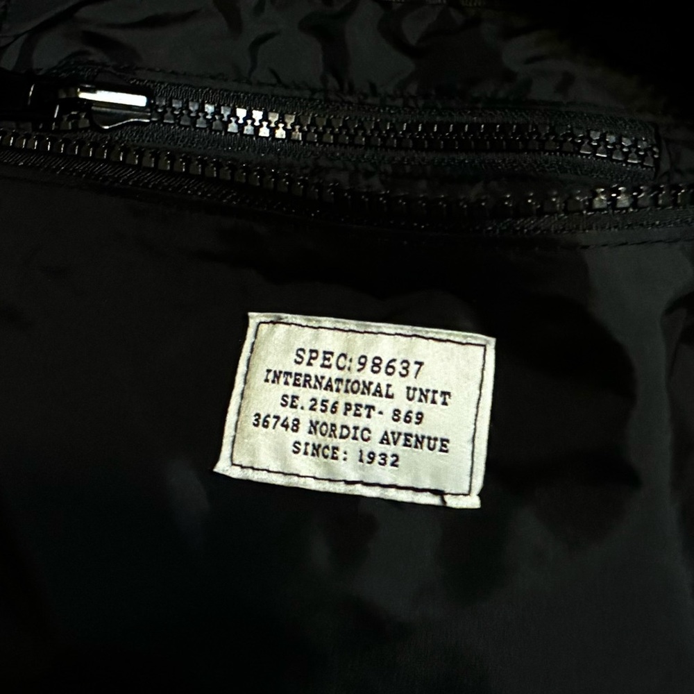 Nordic Avenue Black Crossbody Bag